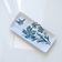 Ravier soap dish 19th century ironstone signed Moulin des Loups "Orchids"