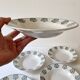 5 deep plates, Sarreguemines, René model