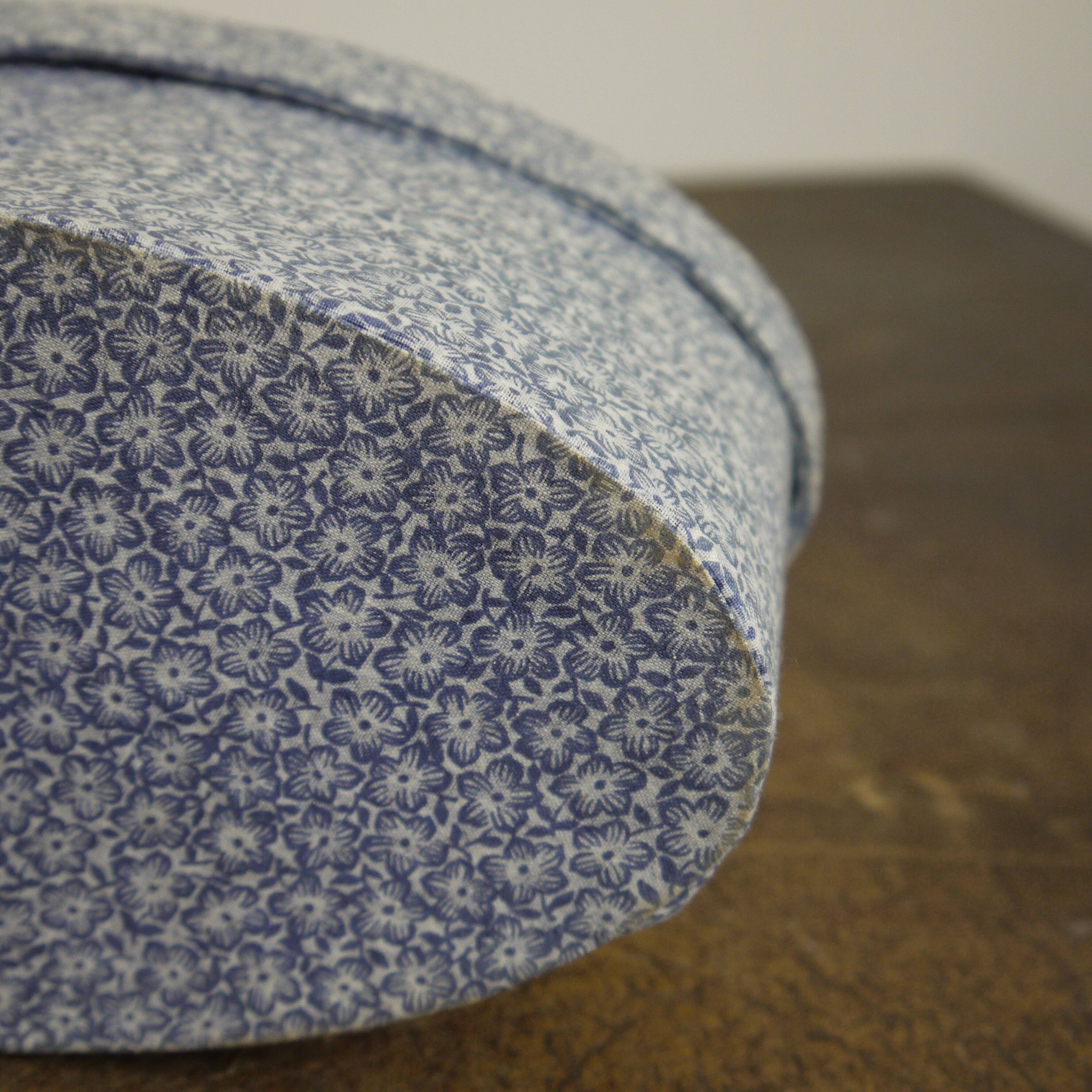 Blue cloth box