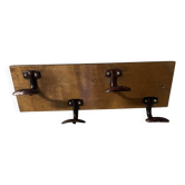 1960s wall-mounted coat rack
