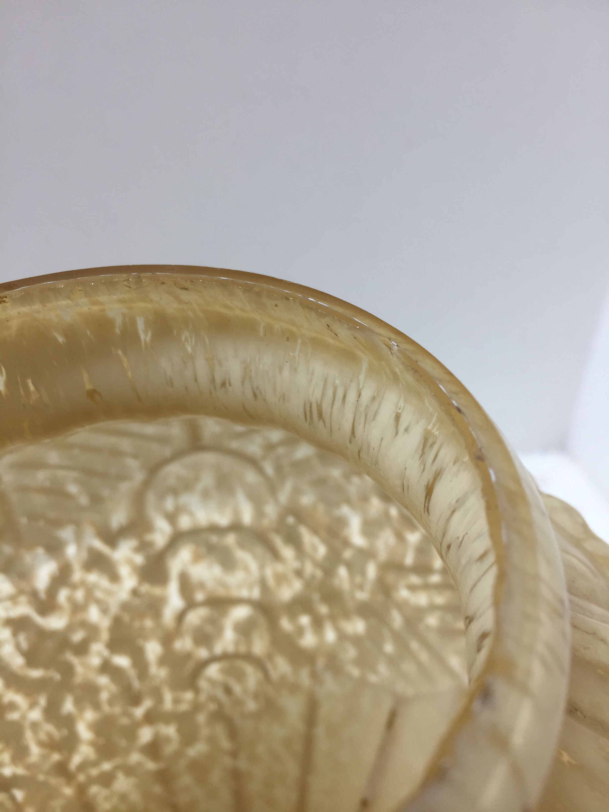 Clichy art deco glass vase