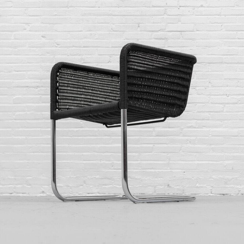 Ensemble de chaises de salle à manger Tecta D44 des années 1980