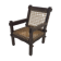 Solid oak and rope lounge chair, The Netherlands 1960's
