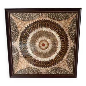 Cadre vintage mosaïque