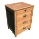 Oak cabinet with 4 drawers