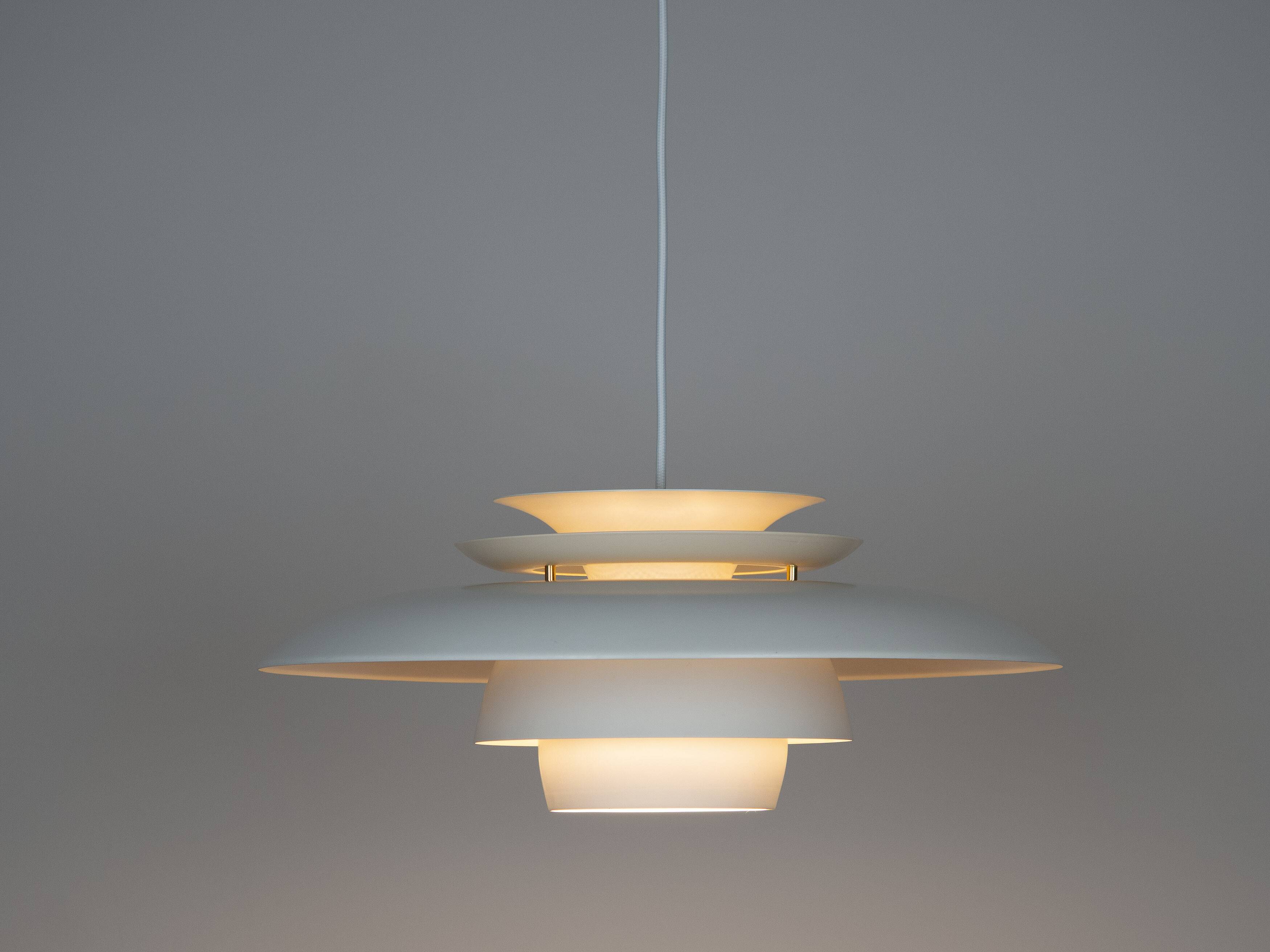 Danish vintage pendant lamp Lyskaer by Bent Nordsted, 1980s