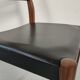 Lot of 6 vintage skai Scandinavian chairs 60s/70s