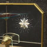 20th-century designer mirror coat rack