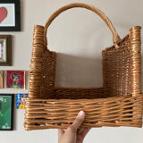Vintage wicker basket