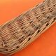 Braided wicker banneton basket