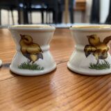 Lot de 4 coquetiers poussins
