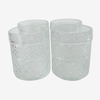 Quatre verres à whisky