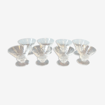 8 St Louis champagne glasses