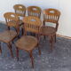 Set de 5 chaises bistrot