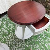 Pair of oval bedside tables