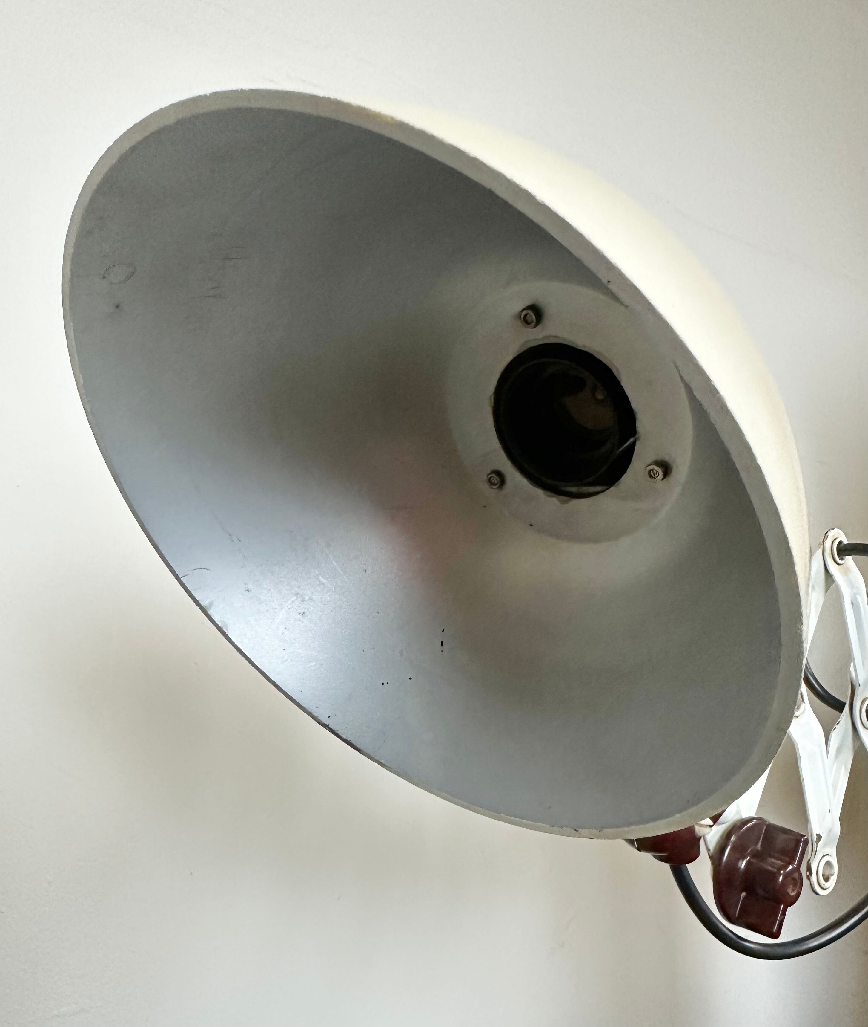 Industrial East German Scissor Lamp from VEB Zweckleuchtenbau Dresden, 1950s
