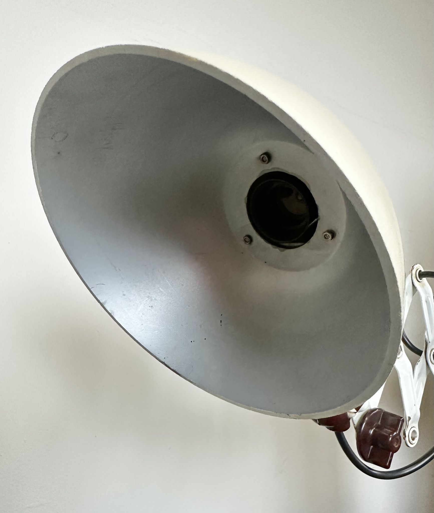 Industrial East German Scissor Lamp from VEB Zweckleuchtenbau Dresden, 1950s