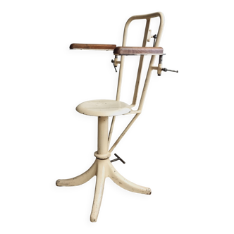 Fauteuil de dentiste ancien de Belgique période 1900/1920