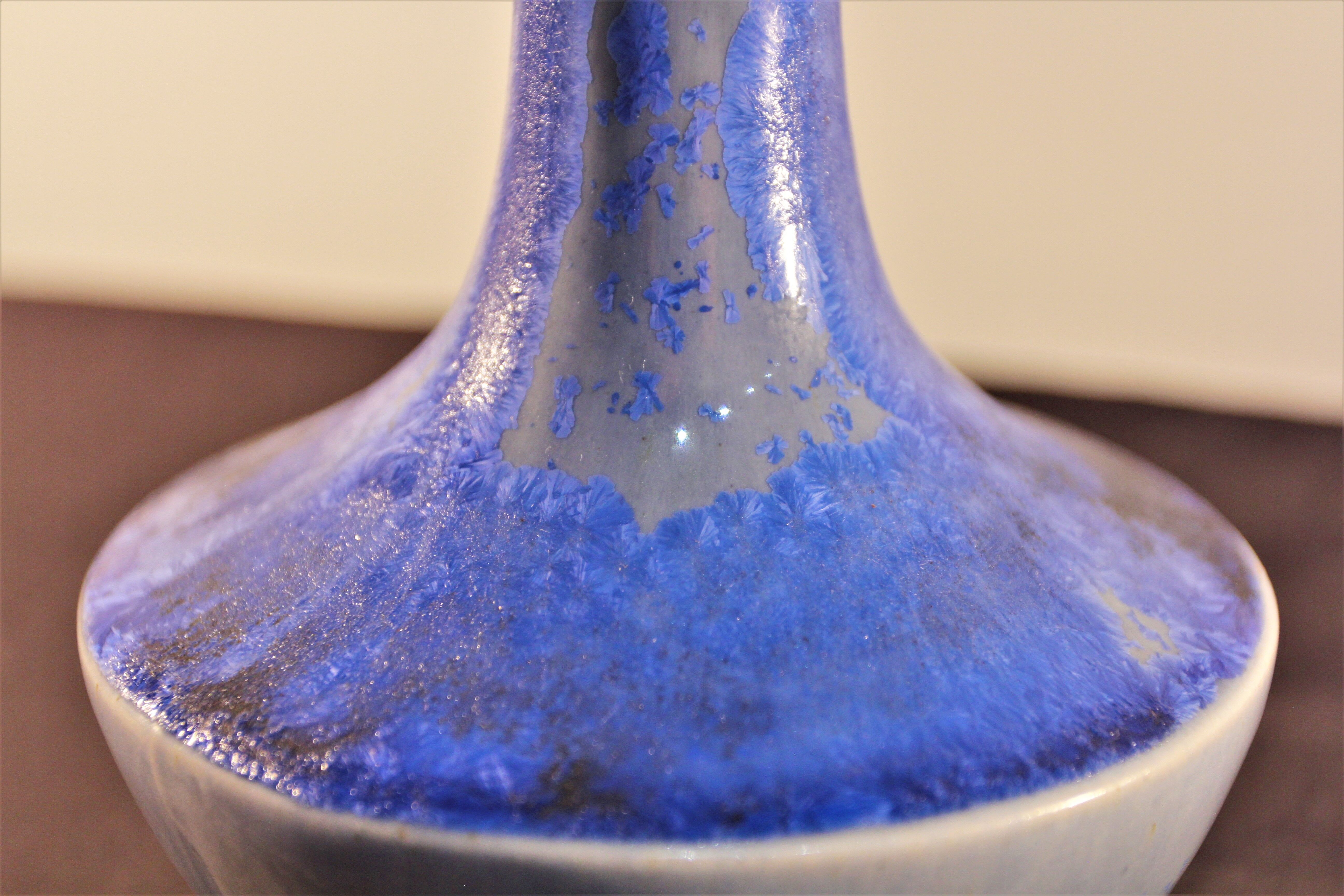 Soliflore in sandstone with crystalline enamels c. 1930-1940