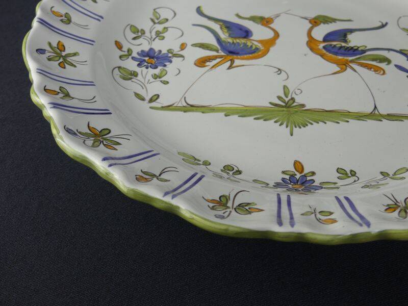 Earthenware plate from Martres Tolosane, 31.5 cm