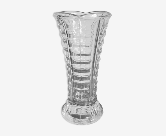 Vase tulipe en verre