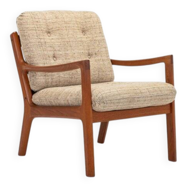 Fauteuil par Ole Wanscher pour Cado Møbelfabrik, Danemark, années 1960.