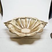 Art Deco hammered bowl on stand, Germany, 1930s