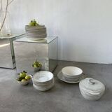 Ensemble assiettes et plats Bazas de Salins 1960