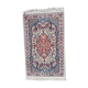 Iranian silk carpet handmade 76x131cm