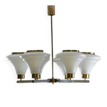 Mid-century chandelier, ceiling light by Josef Hurka, 1960s