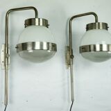 Pair of Delta wall lamps by Sergio Mazza for Artemide. Italy 1960sPair of D