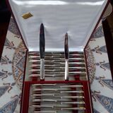 24 Dixi silver metal knives