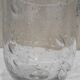 Verre bullé à pied