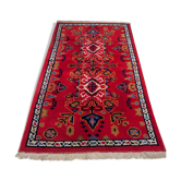 Old carpet Middle twentieth handmade 205x102cm