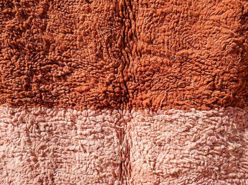 Handmade pure wool Berber rug, size 1.5/2.5 m.