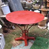 Antique cast iron art deco bistro garden table
