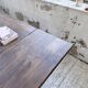 Solid oak table 1900 drapery style XL 280cm with extensions