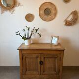 Vintage Parisian buffet in solid oak
