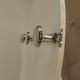 Vintage chrome wall coat rack from the 70s