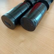 Vintage ebony candlesticks