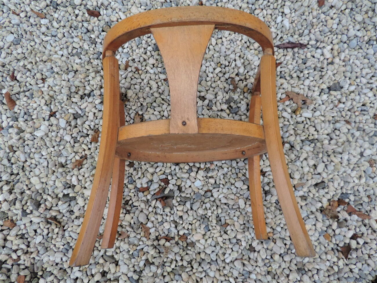 Wooden armchair baumann 50/60 for children