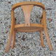 Fauteuil en bois Baumann 50/60 pour enfant