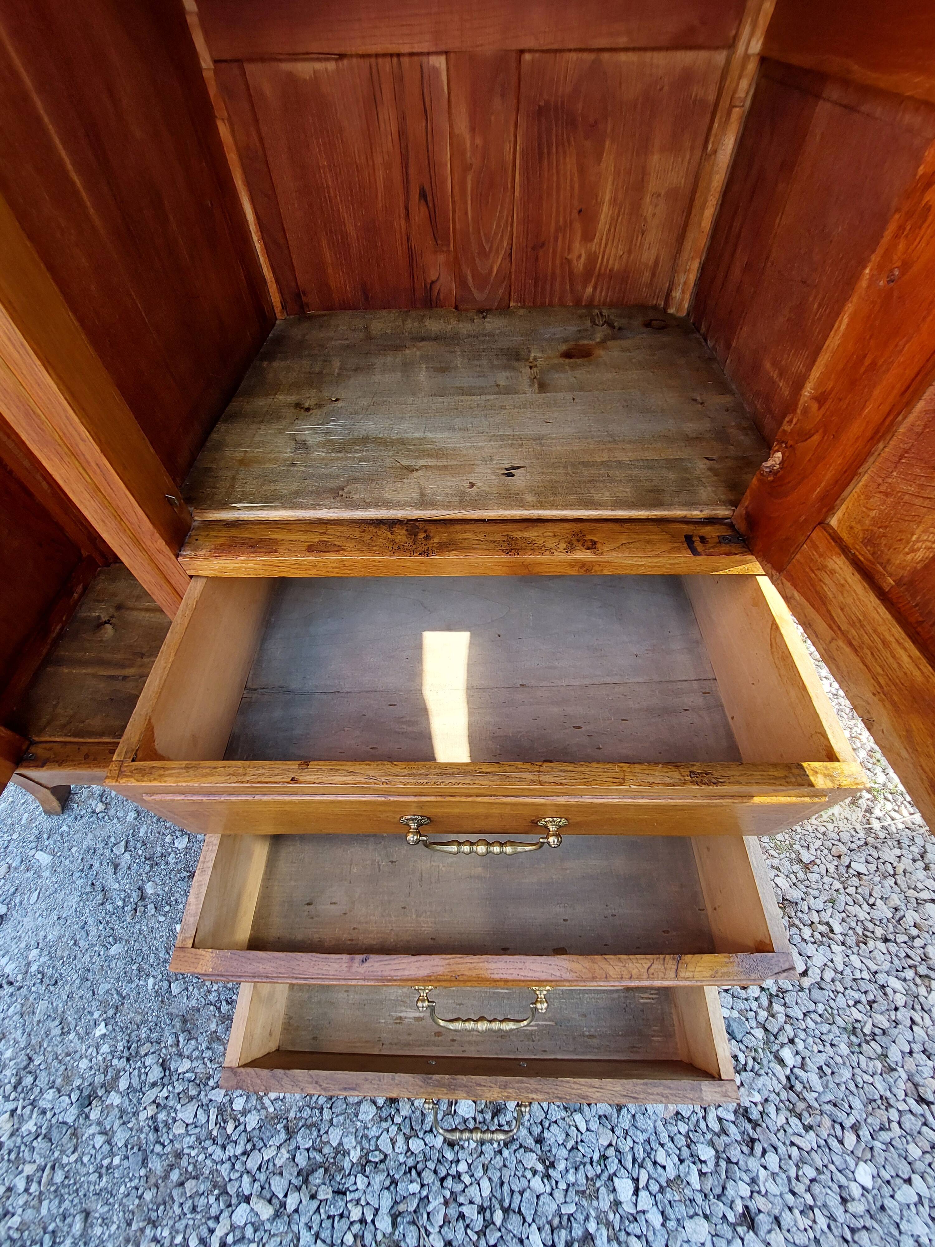 Parisian wardrobe, triple function (wardrobe, chest of drawers, cupboard), 1940s.