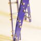 Pair of Tripod Lamp Feet - Space Age Style - Electric Blue Metal