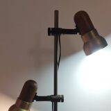Lampadaire Leuchten 1990 en bois et laiton