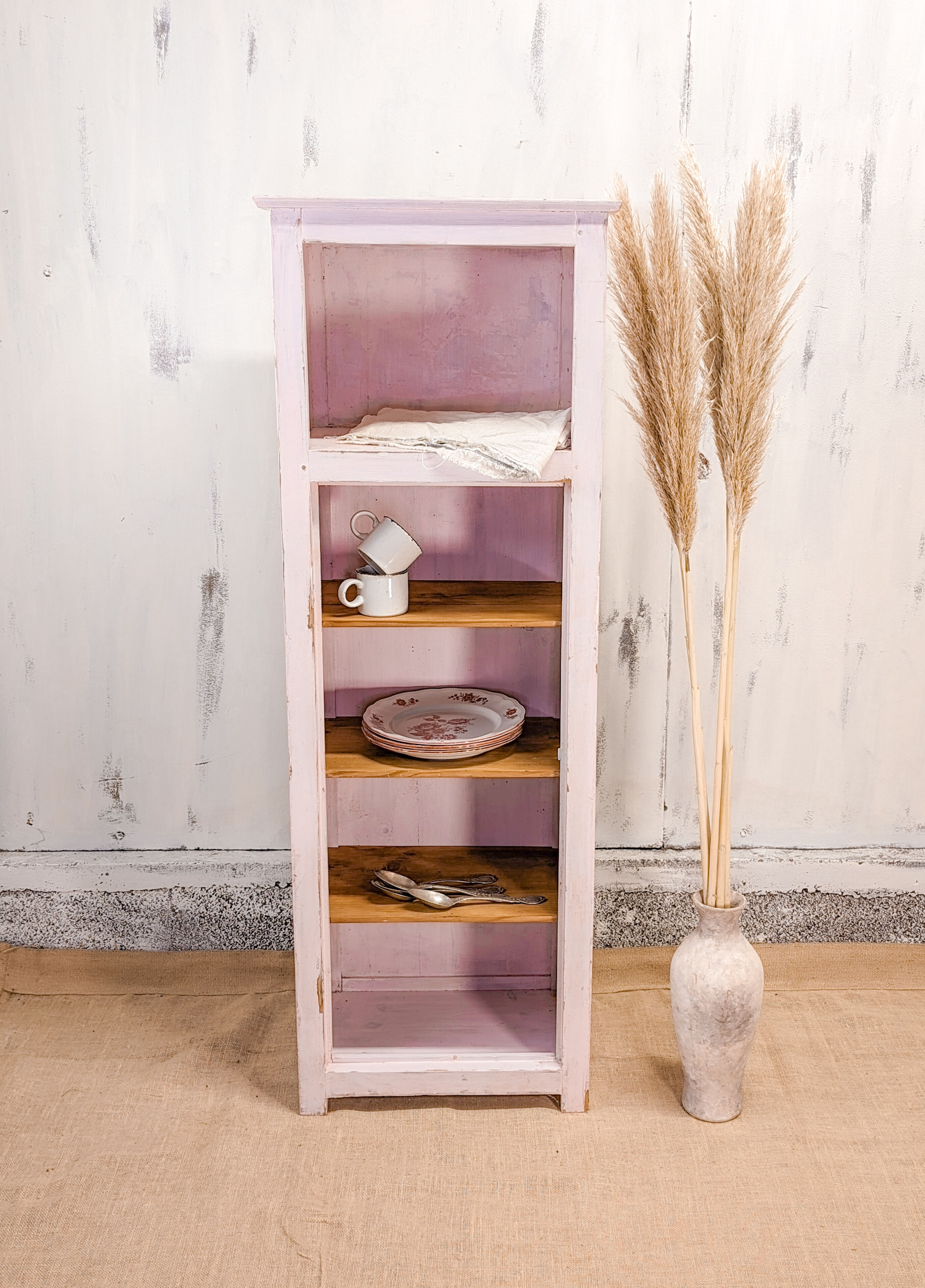 Vintage pink shelf
