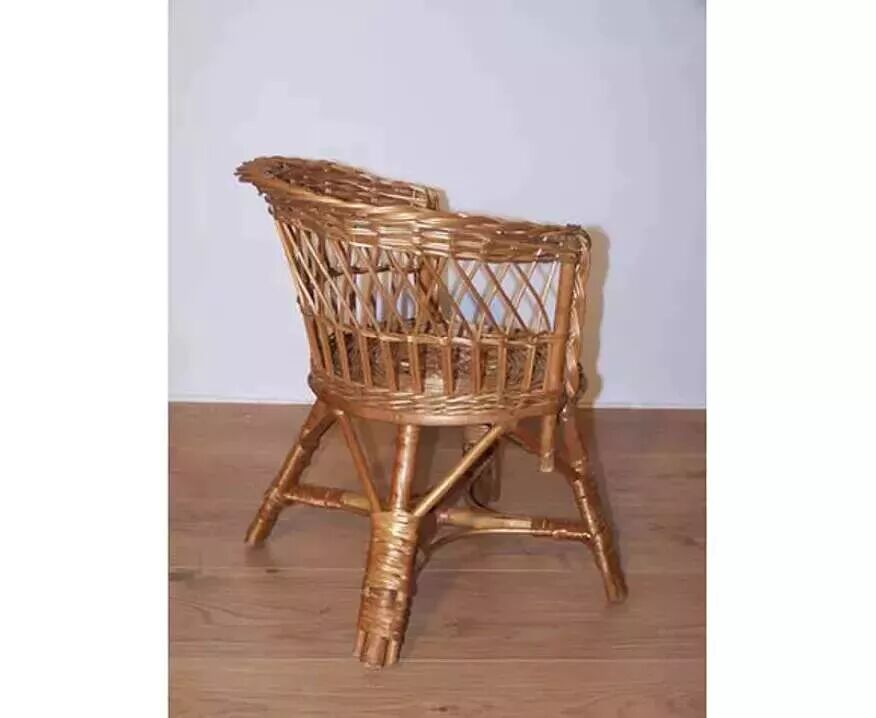 1960s wicker children's armchair