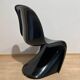 Chaise Panton noire par Verner Panton, Allemagne, 1971