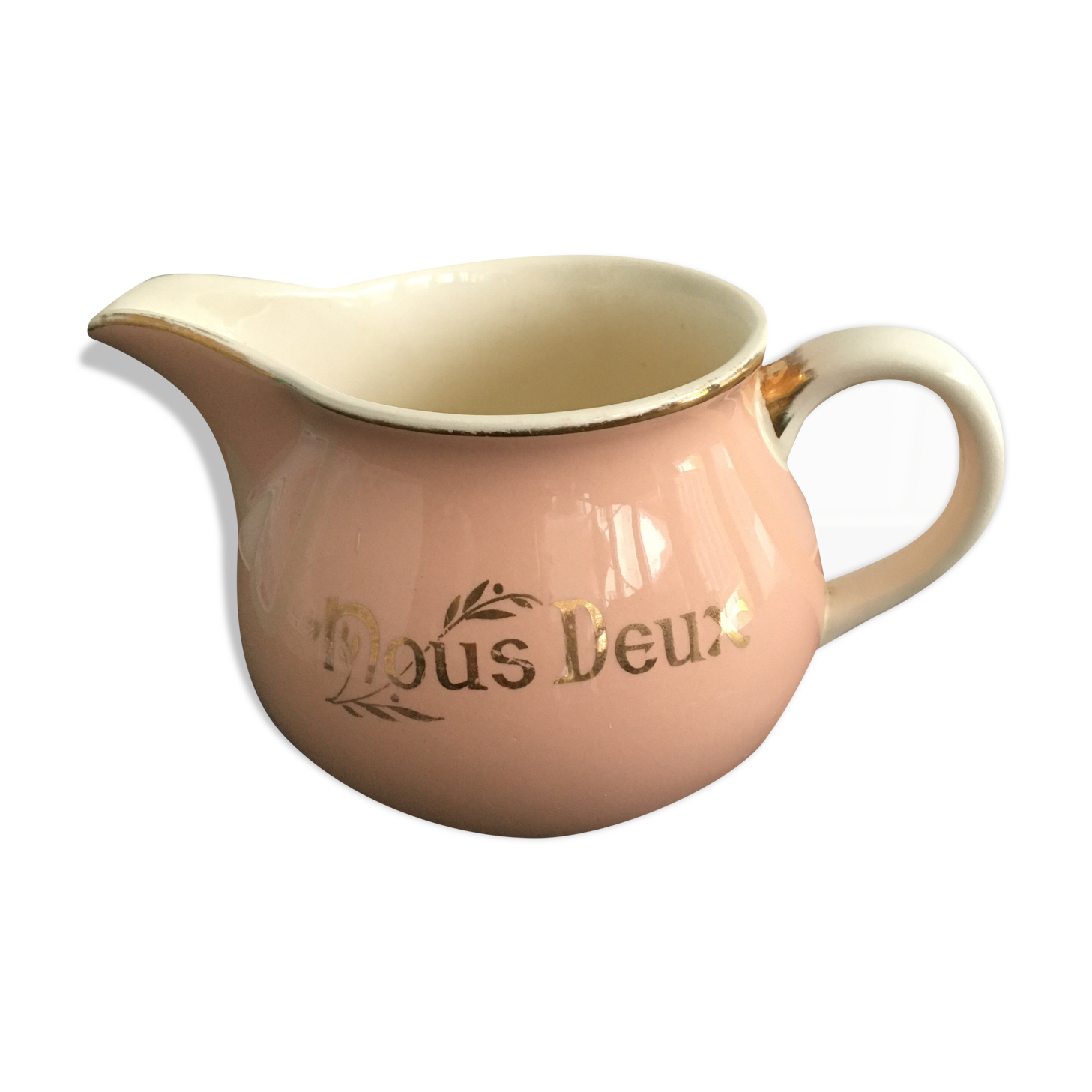 Pot à lait rose "Nous Deux" Villeroy & Boch"