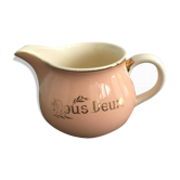 Pink milk pot "nous deux" villeroy & boch"